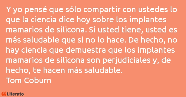 Frases de Tom Coburn