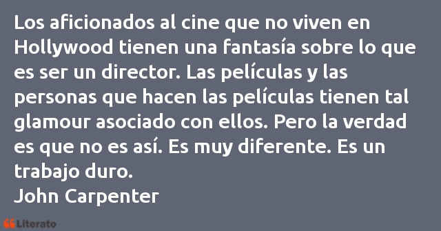 Frases de John Carpenter