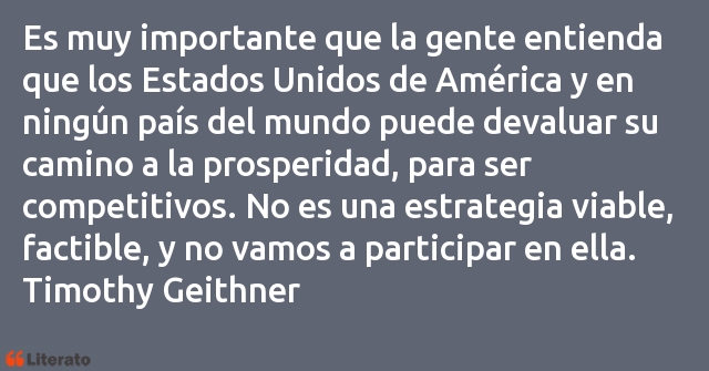Frases de Timothy Geithner
