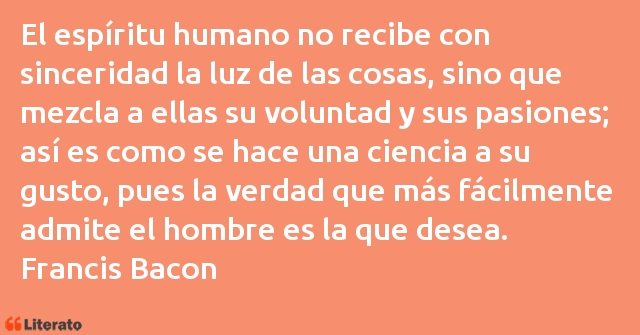 Frases de Francis Bacon