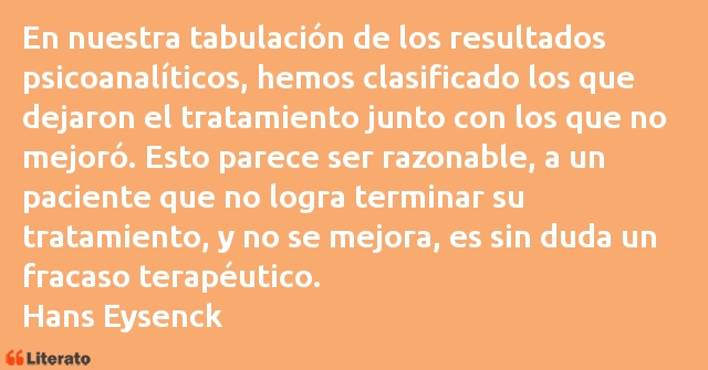 Frases de Hans Eysenck