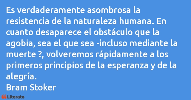 Frases de Bram Stoker