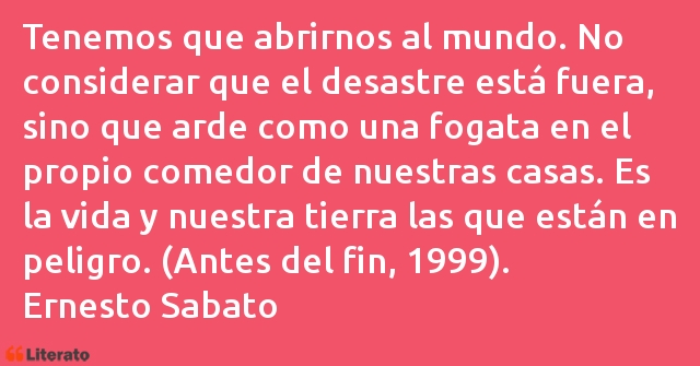 Frases de Ernesto Sabato