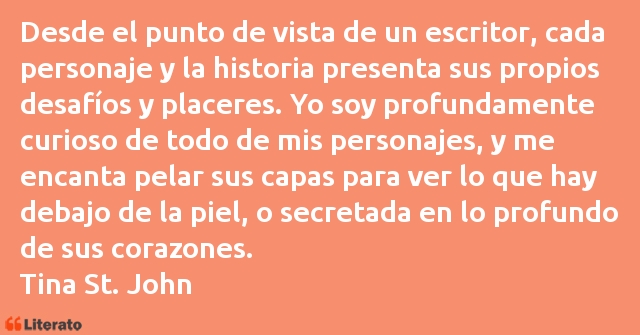 Frases de Tina St. John