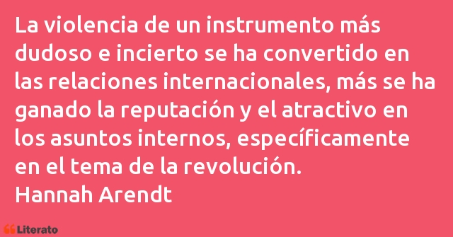 Frases de Hannah Arendt