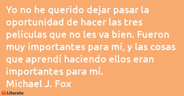 Frases de Michael J. Fox