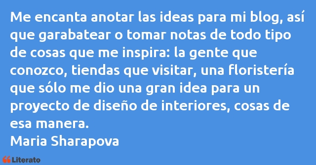 Frases de Maria Sharapova