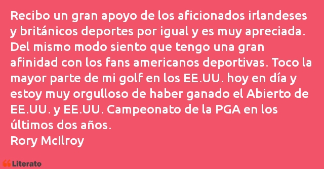 Frases de Rory McIlroy