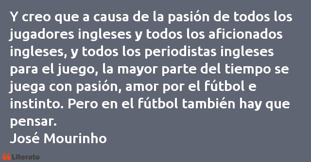 Frases de José Mourinho