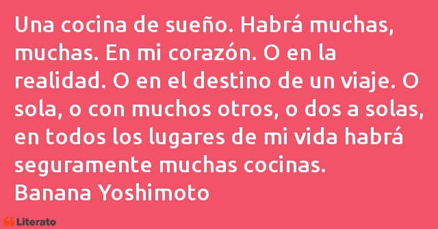 Frases de Banana Yoshimoto