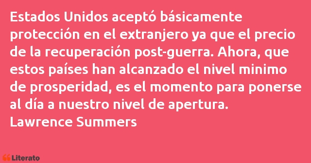 Frases de Lawrence Summers