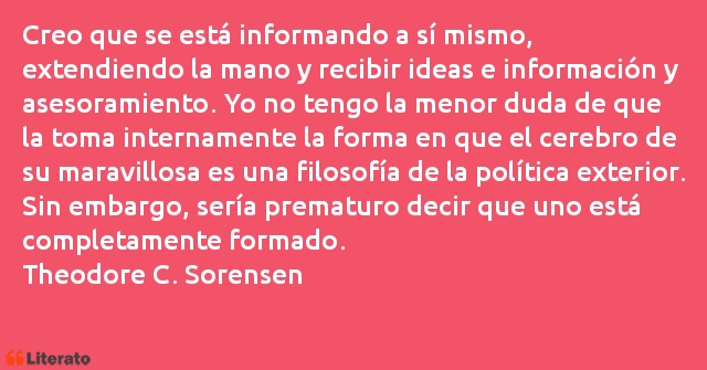 Frases de Theodore C. Sorensen