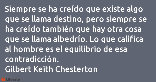 Frases de Gilbert Keith Chesterton