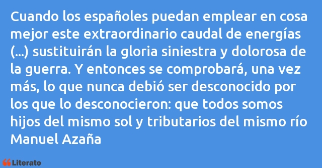 Frases de Manuel Azaña