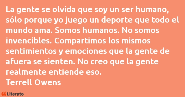 Frases de Terrell Owens