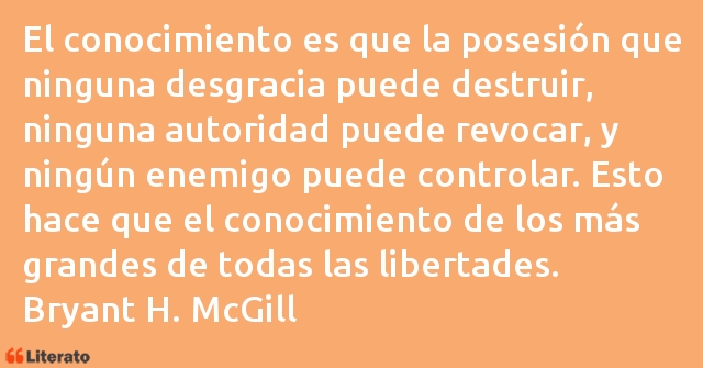 Frases de Bryant H. McGill