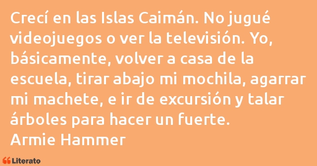 Frases de Armie Hammer