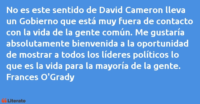 Frases de Frances O'Grady