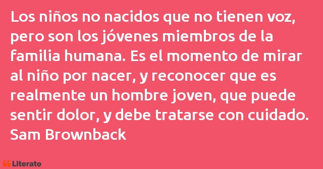 Frases de Sam Brownback