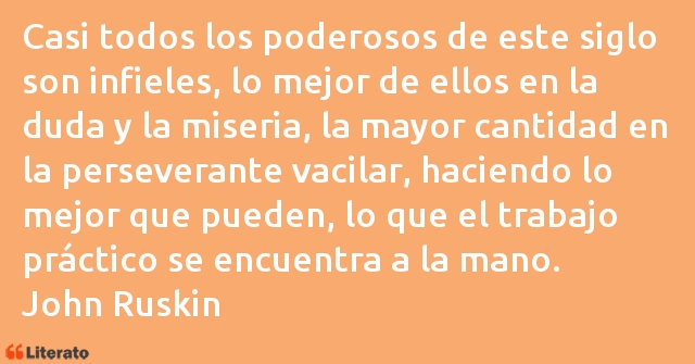 Frases de John Ruskin