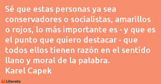 Frases de Karel Capek