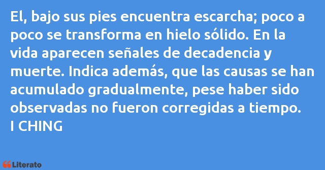 Frases de I CHING