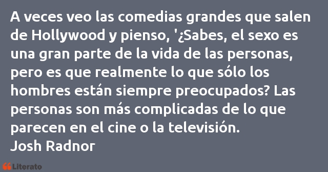 Frases de Josh Radnor