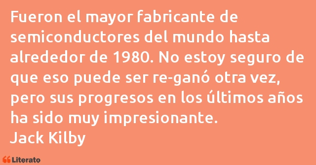 Frases de Jack Kilby