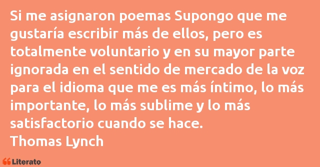 Frases de Thomas Lynch