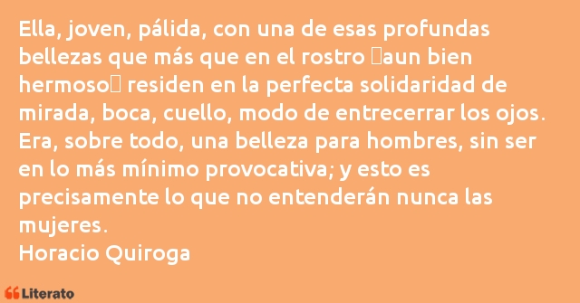 Frases de Horacio Quiroga