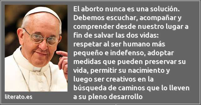 Frases de Papa Francisco