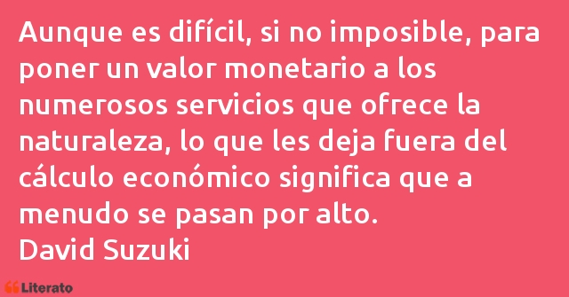 Frases de David Suzuki