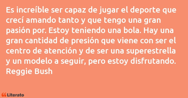 Frases de Reggie Bush