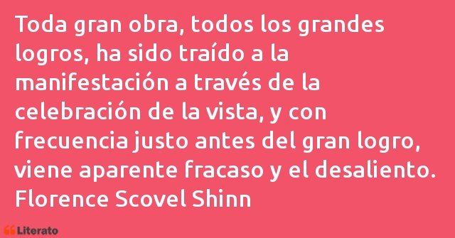 Frases de Florence Scovel Shinn