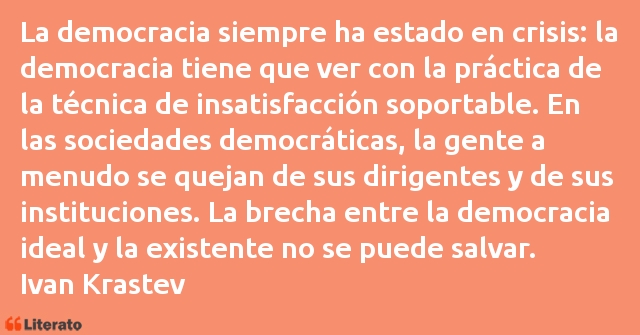 Frases de Ivan Krastev