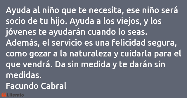 Frases de Facundo Cabral