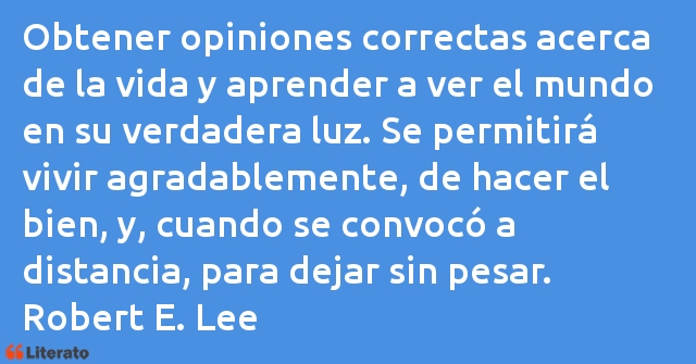 Frases de Robert E. Lee