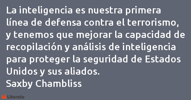 Frases de Saxby Chambliss