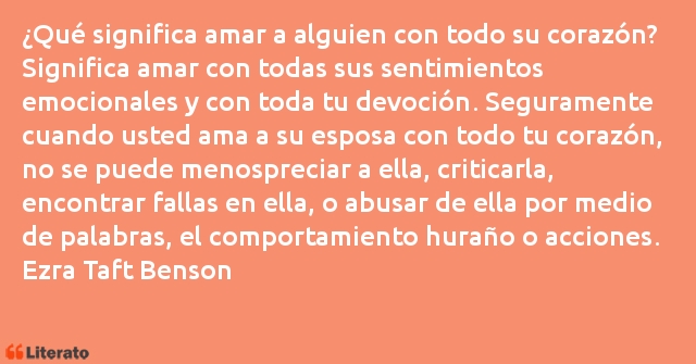 Frases de Ezra Taft Benson