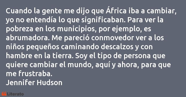 Frases de Jennifer Hudson