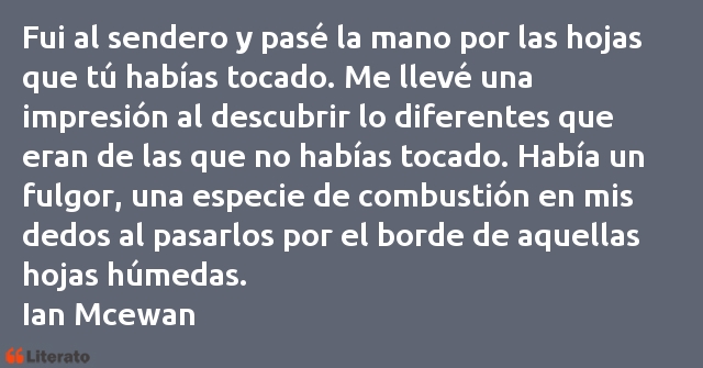 Frases de Ian Mcewan