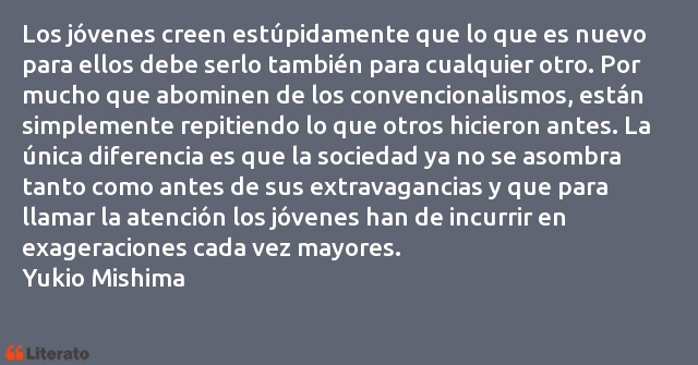 Frases de Yukio Mishima