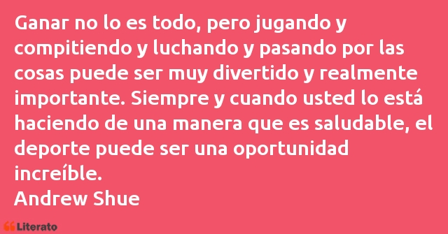 Frases de Andrew Shue