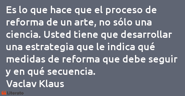 Frases de Vaclav Klaus