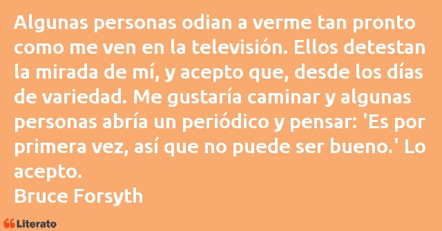 Frases de Bruce Forsyth