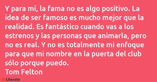 Frases de Tom Felton