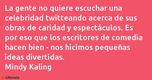 Frases de Mindy Kaling