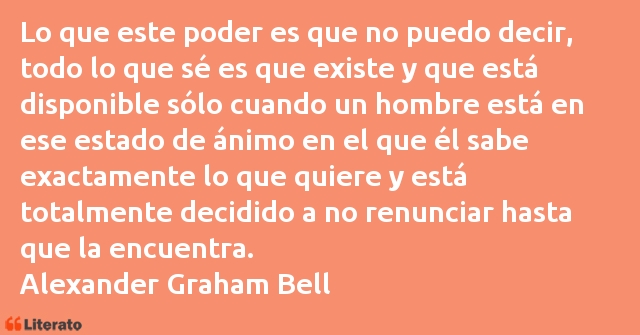 Frases de Alexander Graham Bell