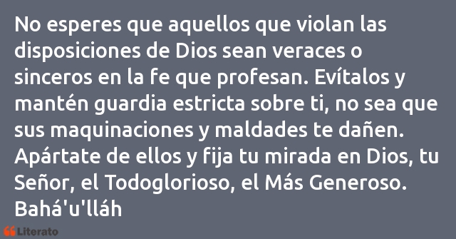 Frases de Bahá'u'lláh