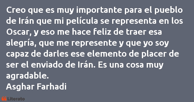 Frases de Asghar Farhadi